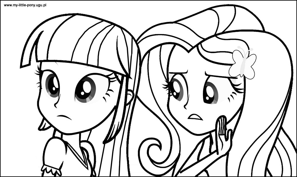 fluttershy equestria girls coloring pages - photo #17